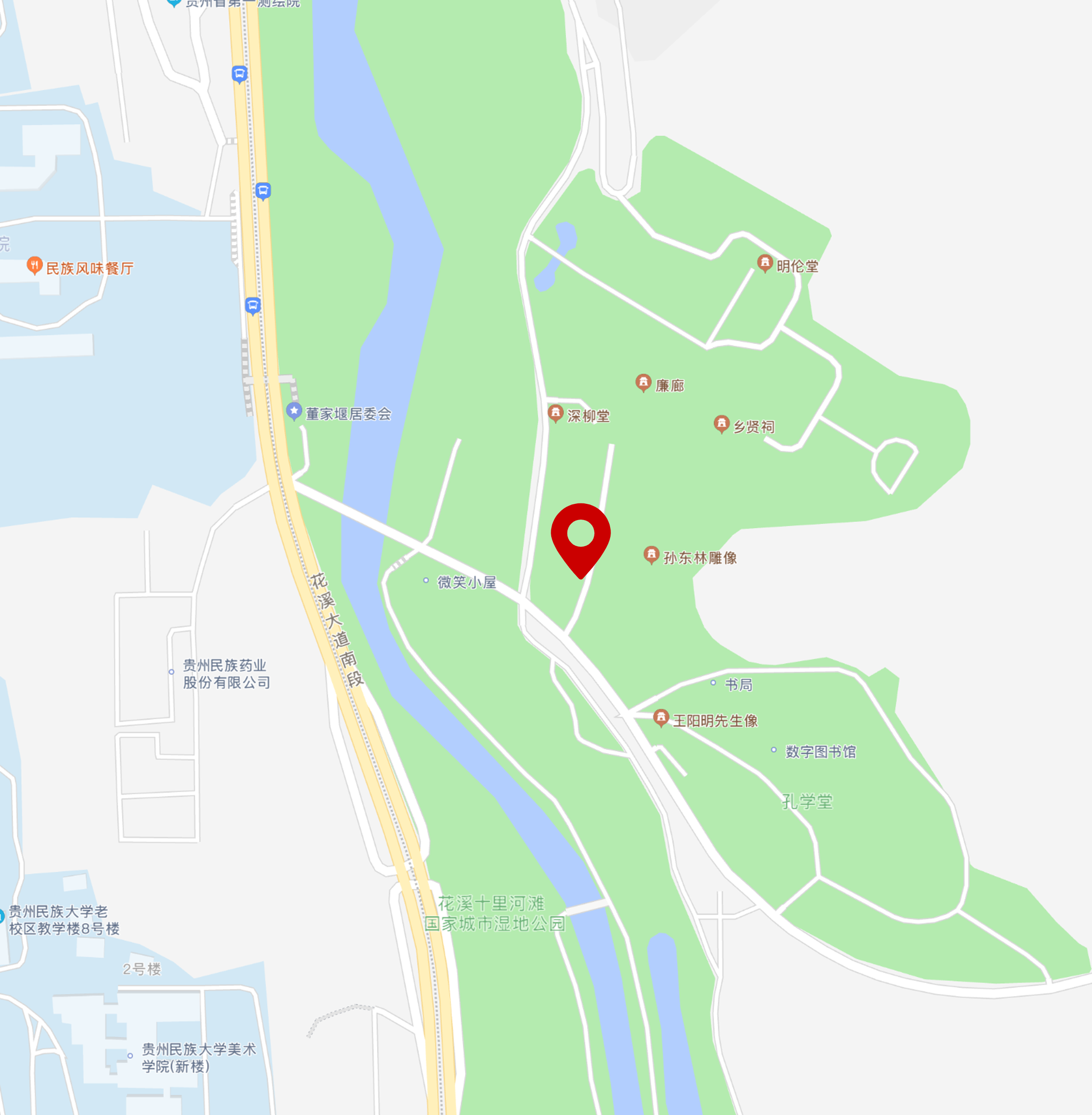 花溪十里河滩地图图片